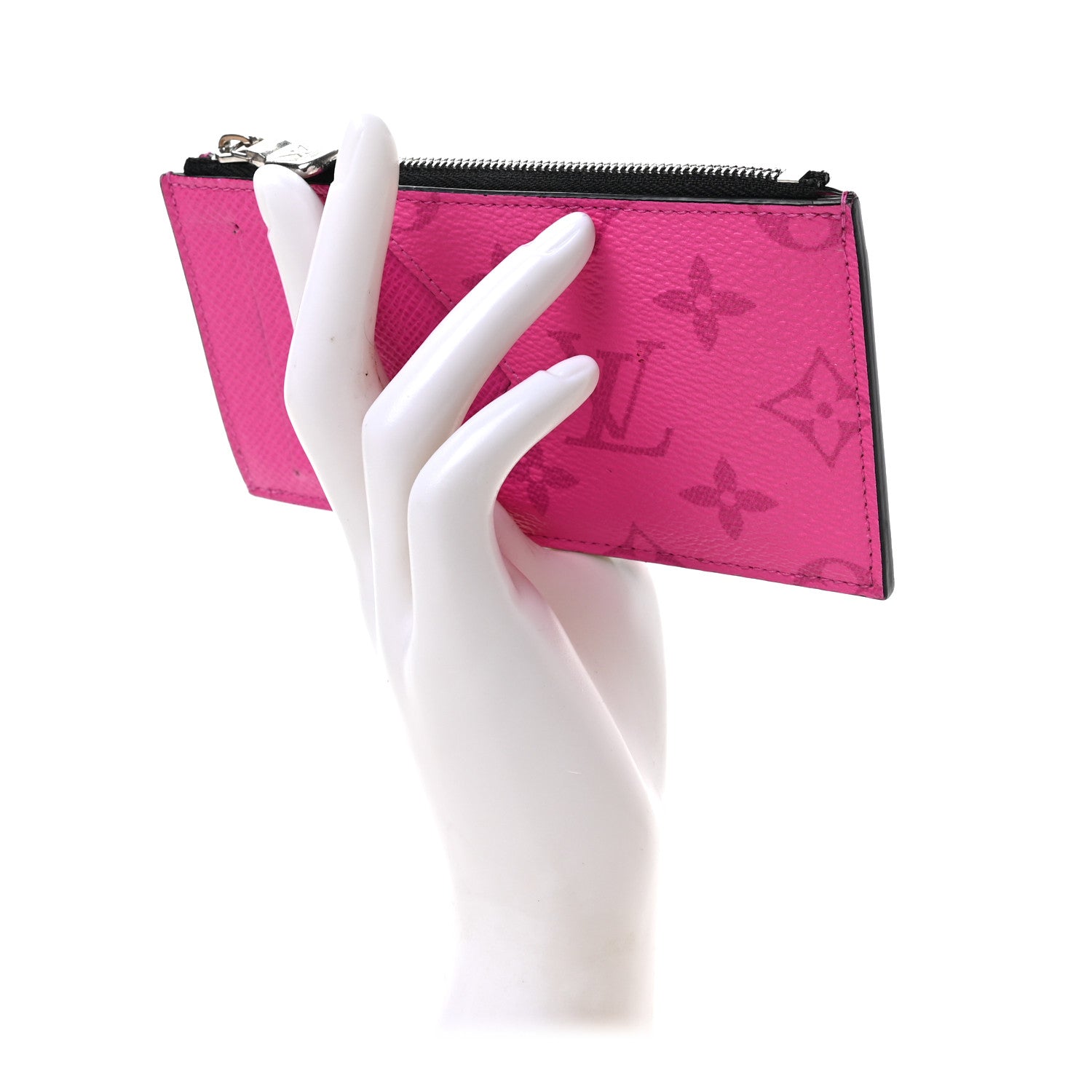 Louis Vuitton Taigarama Coin Card Holder Fuchsia 2 of 6