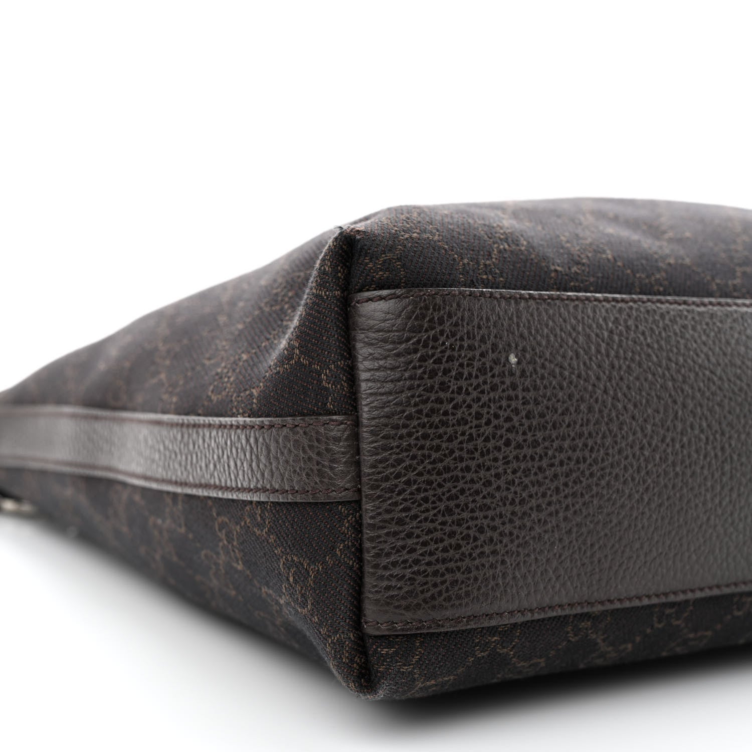 Gucci Nylon Monogram Hobo Brown 9 of 10