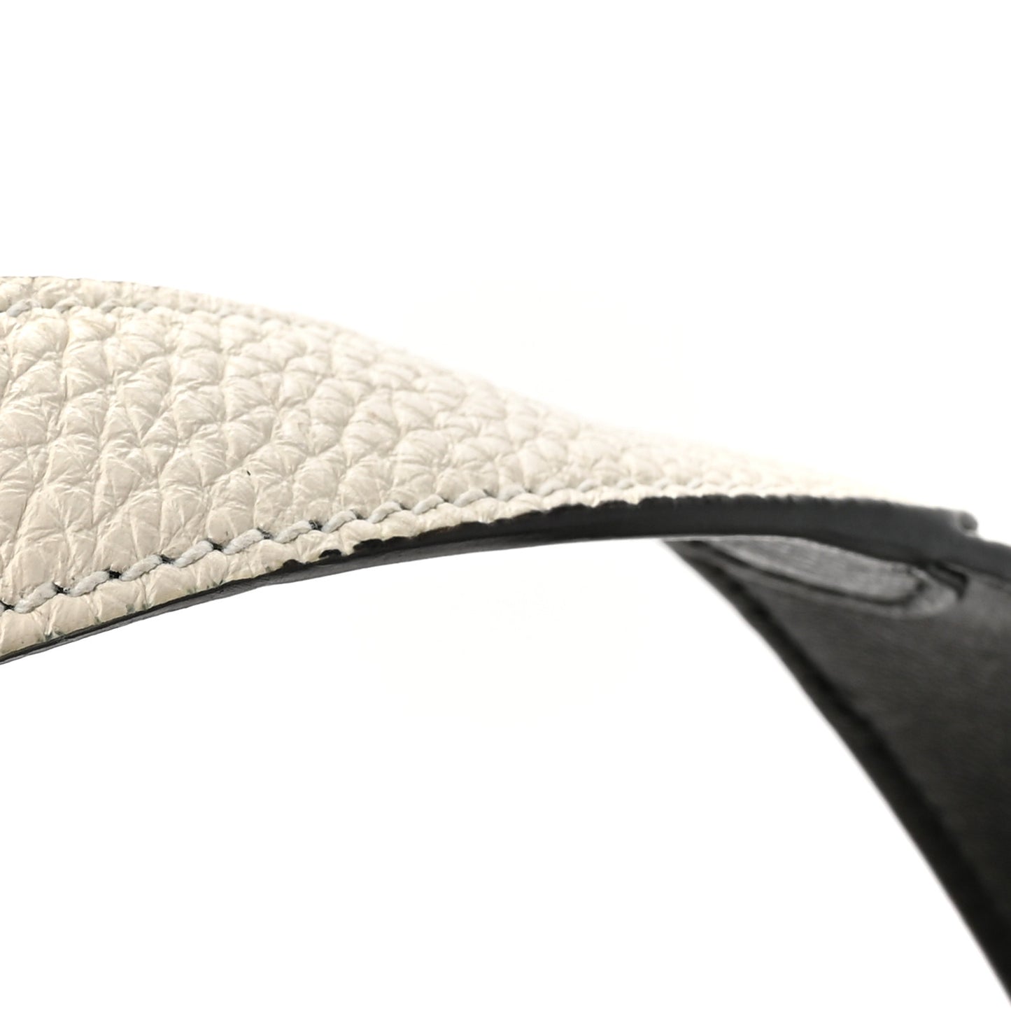 Vitello Daino Soft Medium Dynamique Tote White Black