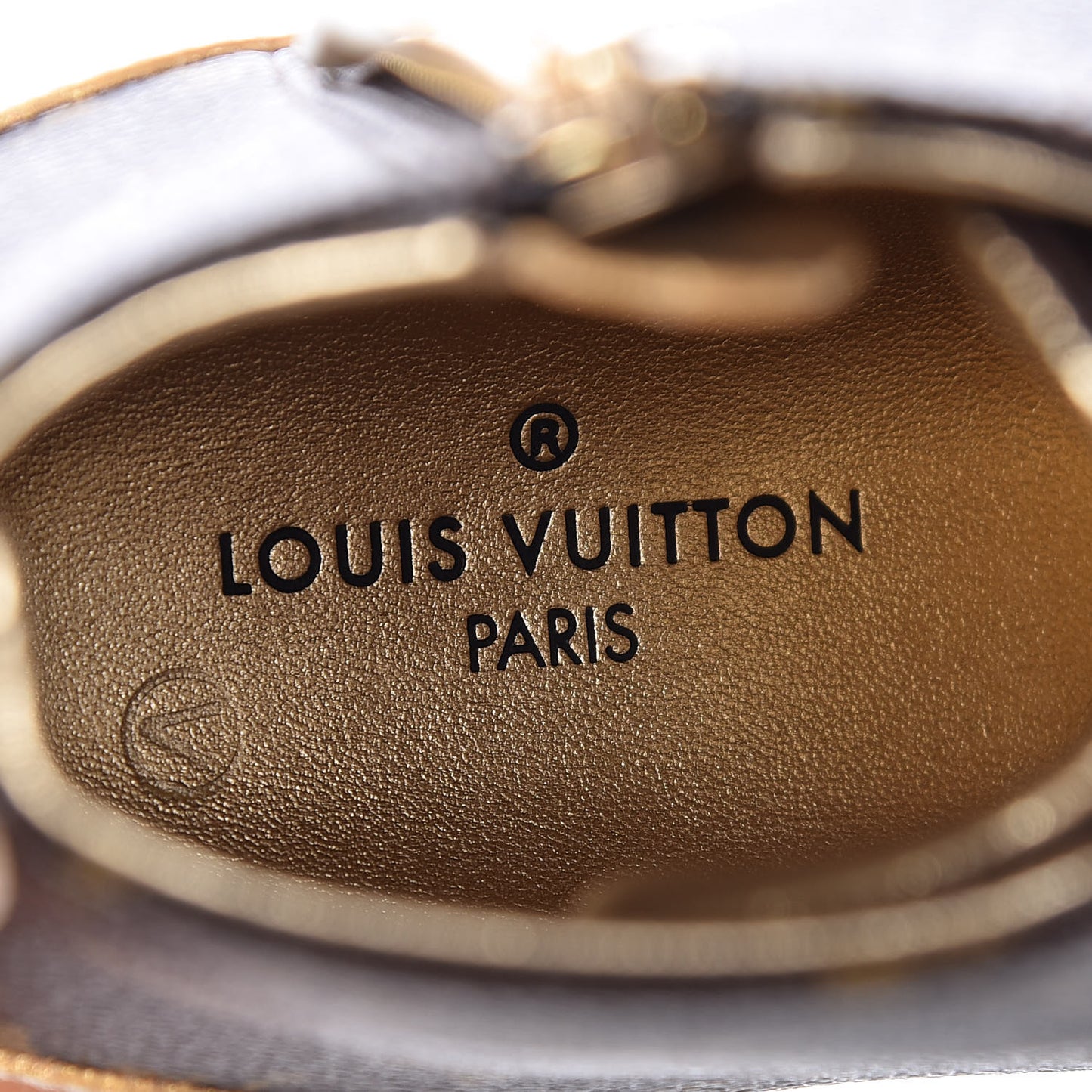 Patent Monogram Stellar Sneaker Boots 36 Gold
