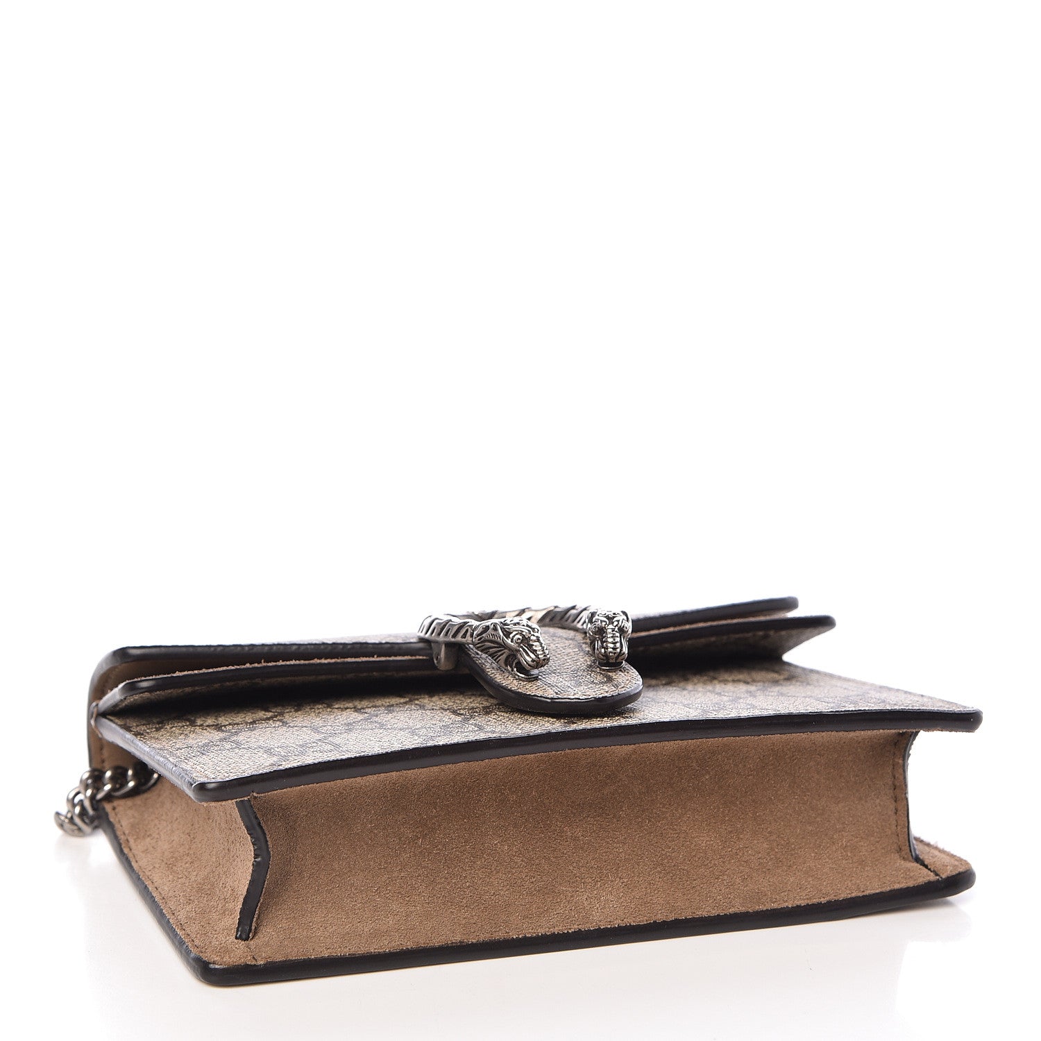 Gucci GG Supreme Monogram Super Mini Dionysus Shoulder Bag Taupe 4 of 10