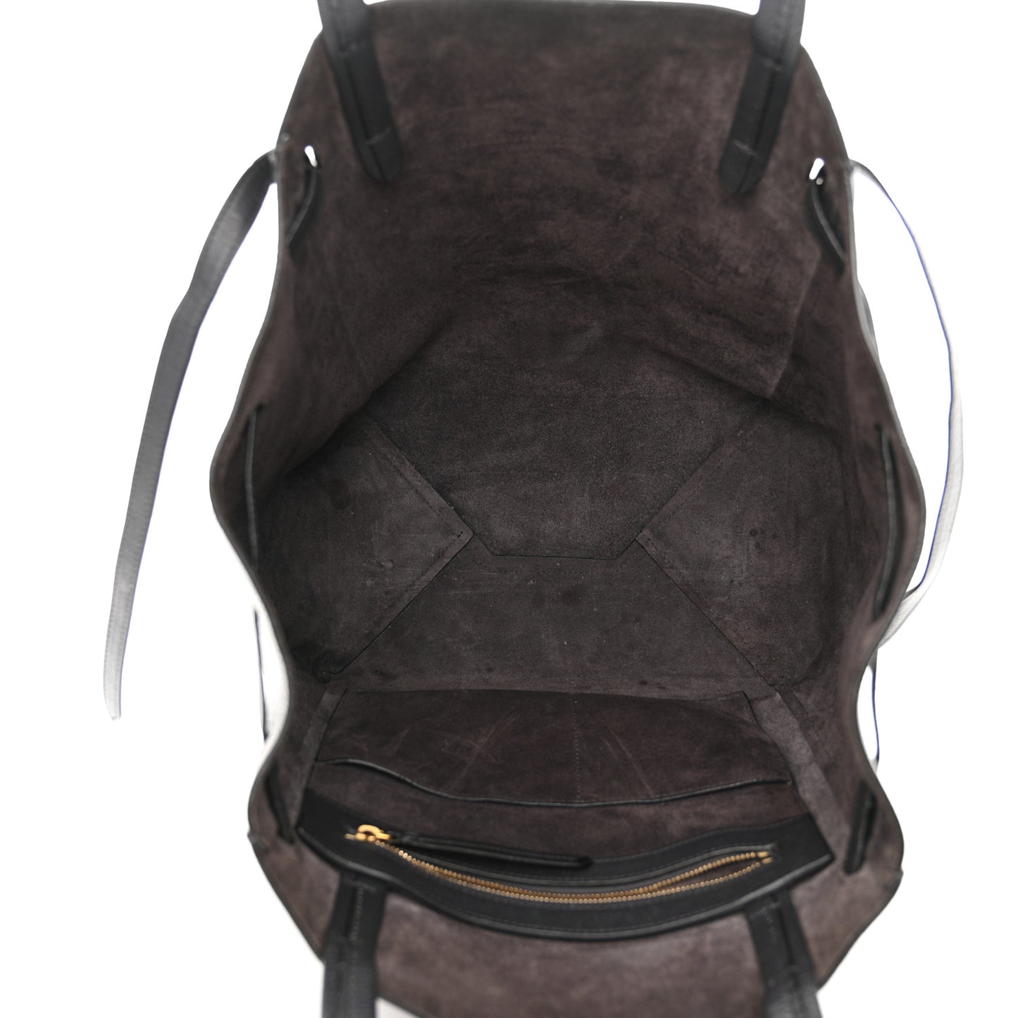 Soft Grained Calfskin Small Belt Cabas Phantom Grey