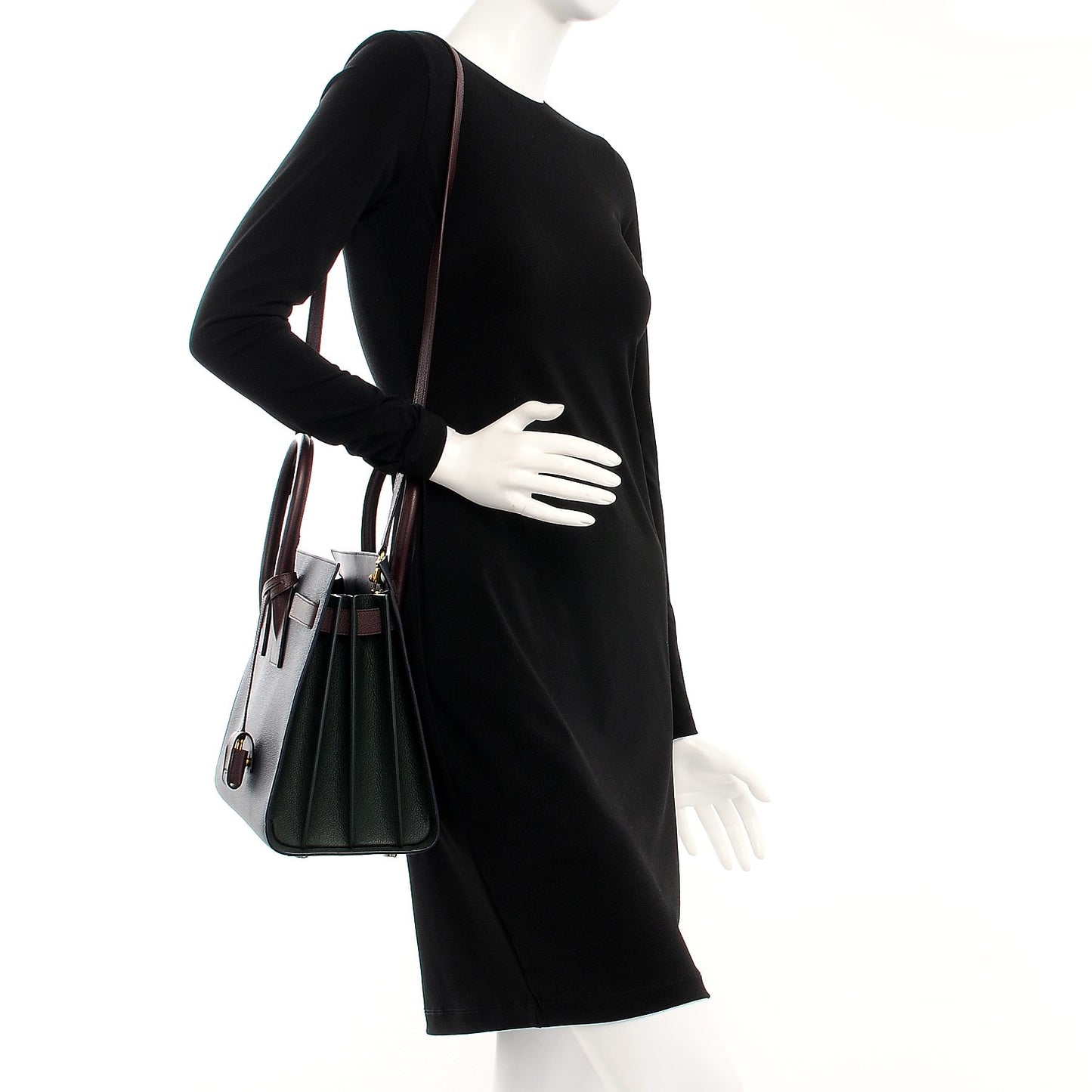 Grained Calfskin Small Sac De Jour Multi