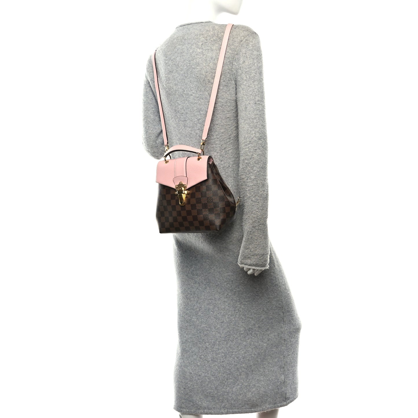 Damier Ebene Clapton Backpack Magnolia