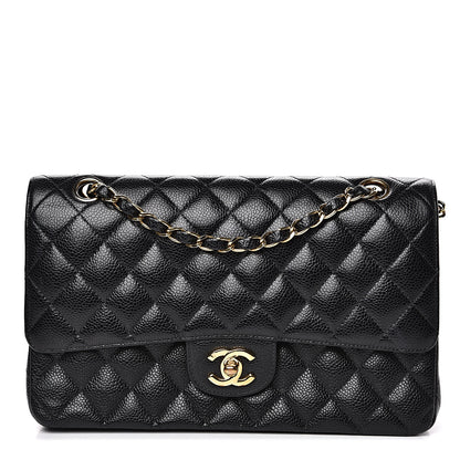 Chanel Caviar Quilted Medium Double Flap Black 1 of 16