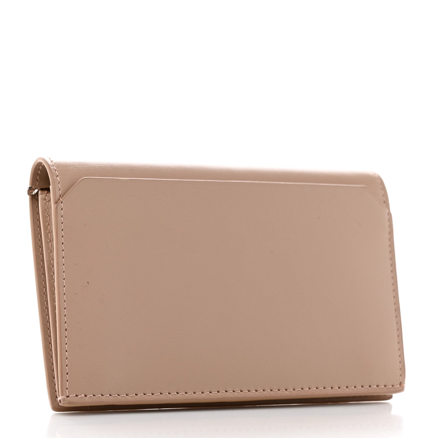 Saint Laurent Calfskin Fragments Flap Wallet Dark Beige 3 of 8