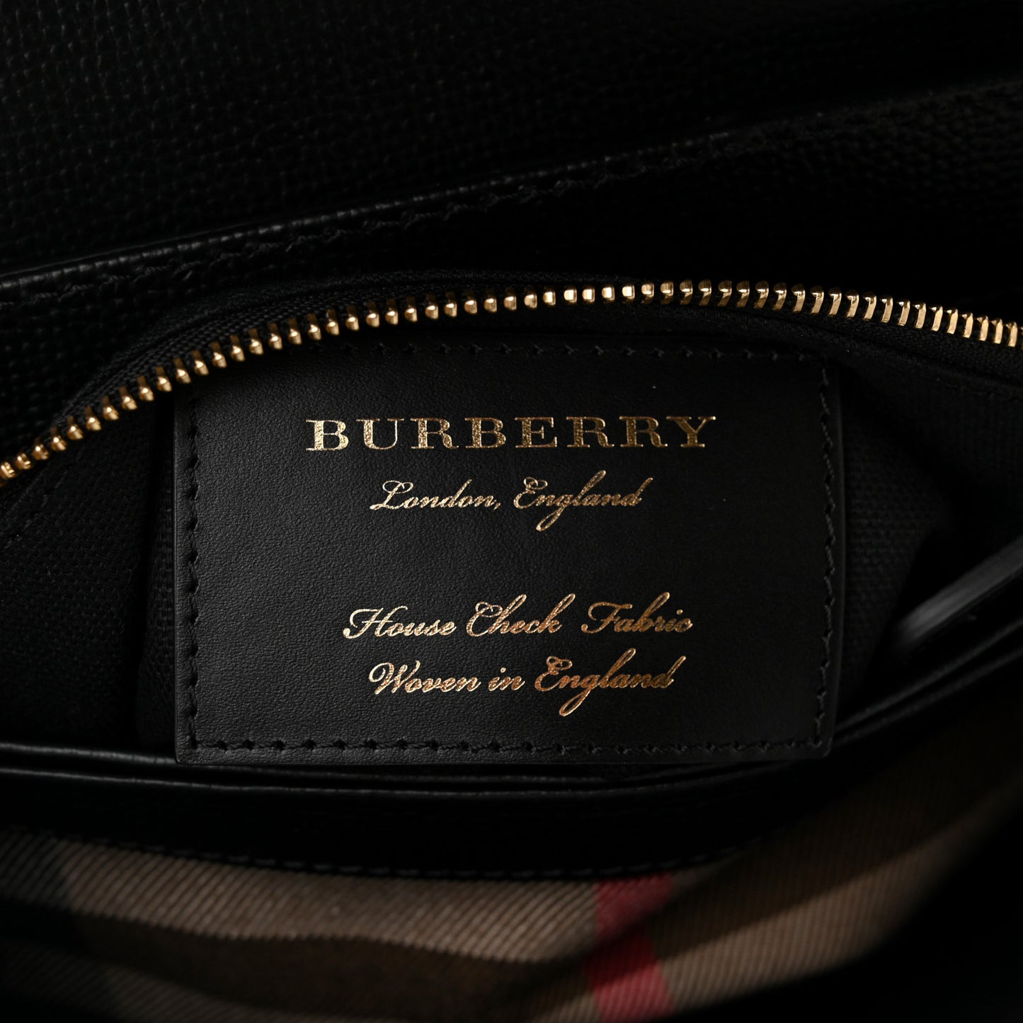 Derby Calfskin House Check Small Camberley Black