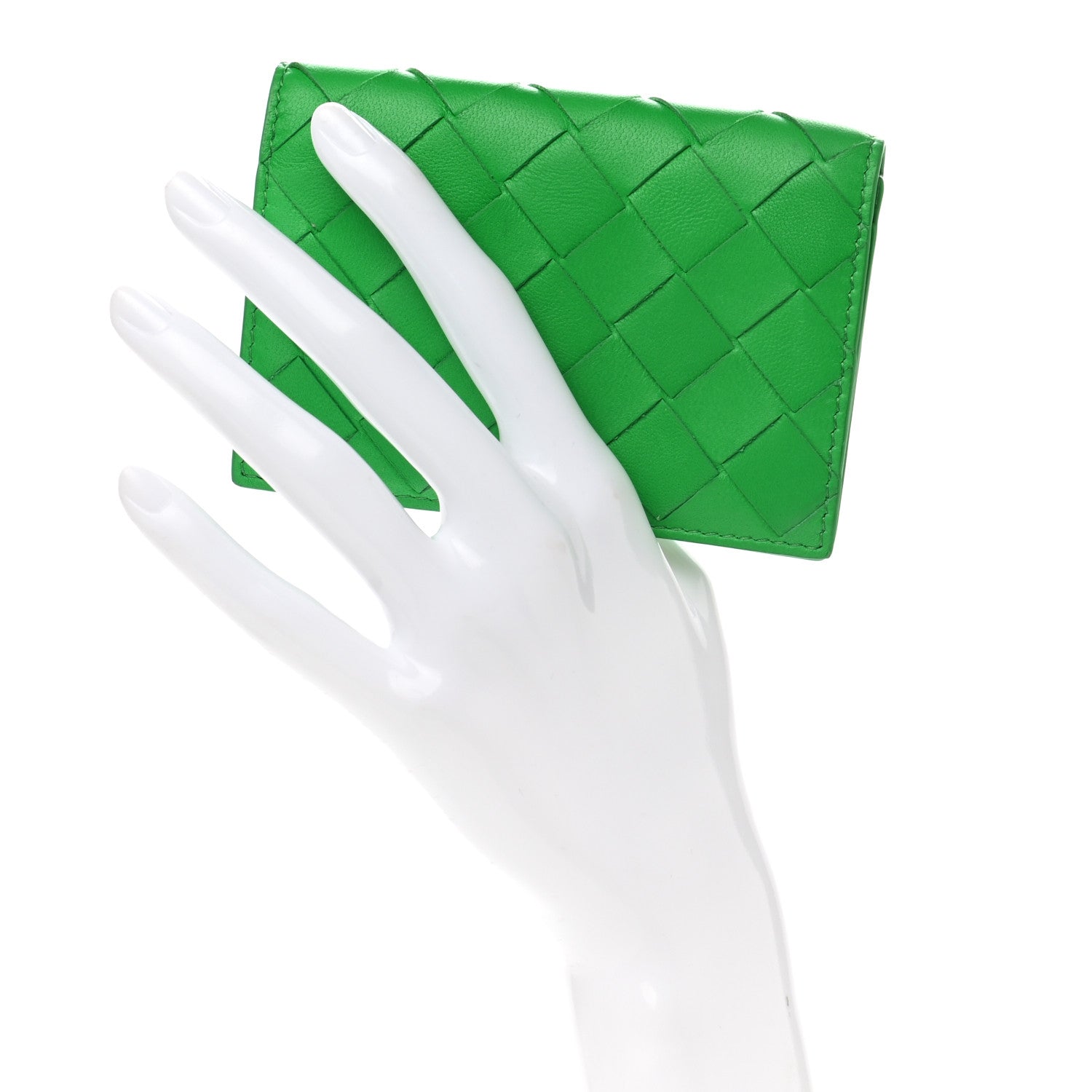 Bottega Veneta Nappa Intrecciato Card Holder Parakeet 2 of 6