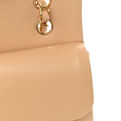Chanel Caviar Quilted Medium Double Flap Beige Clair 11 of 13