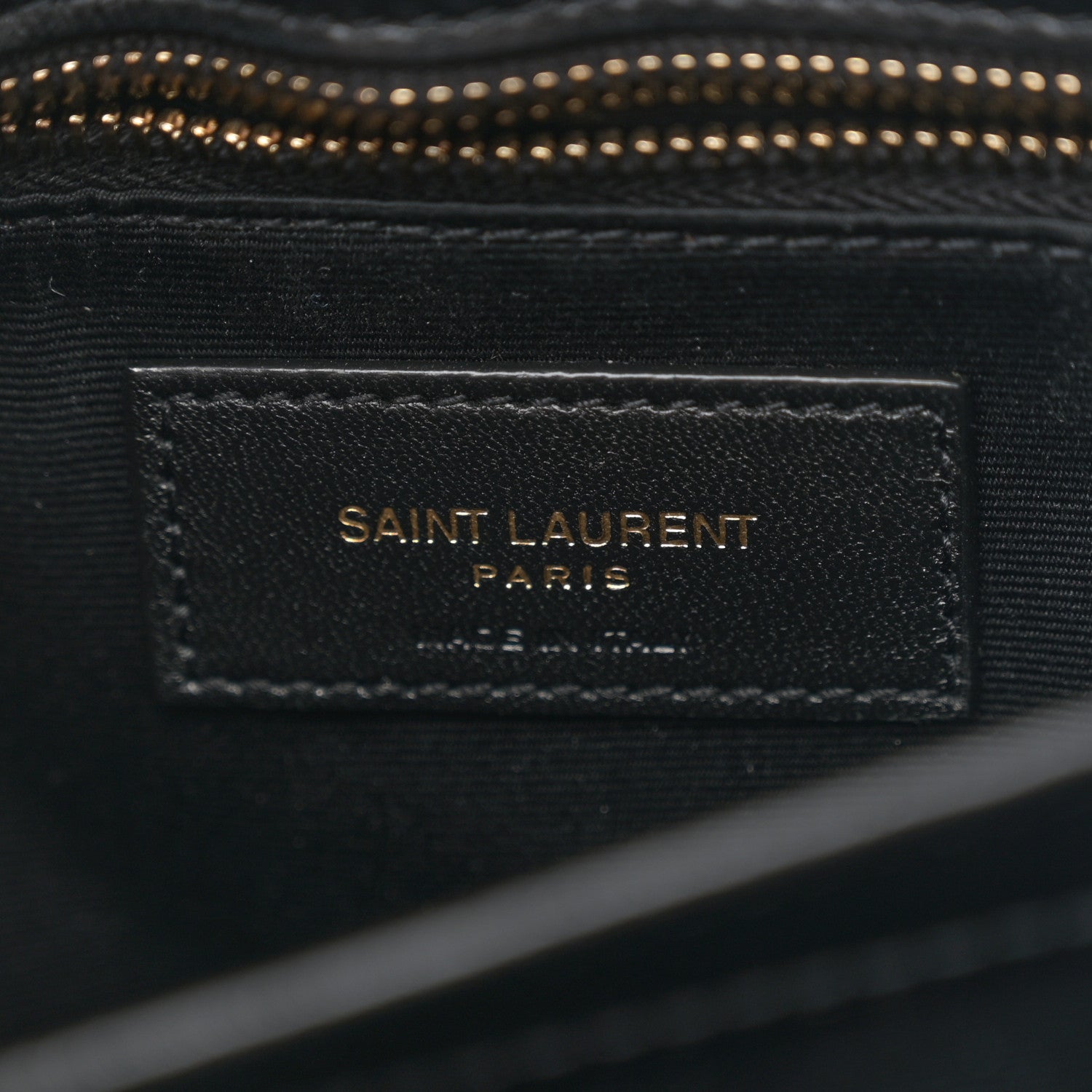 Saint Laurent Calfskin Y Quilted Monogram Toy Loulou Crossbody Bag Black 6 of 11