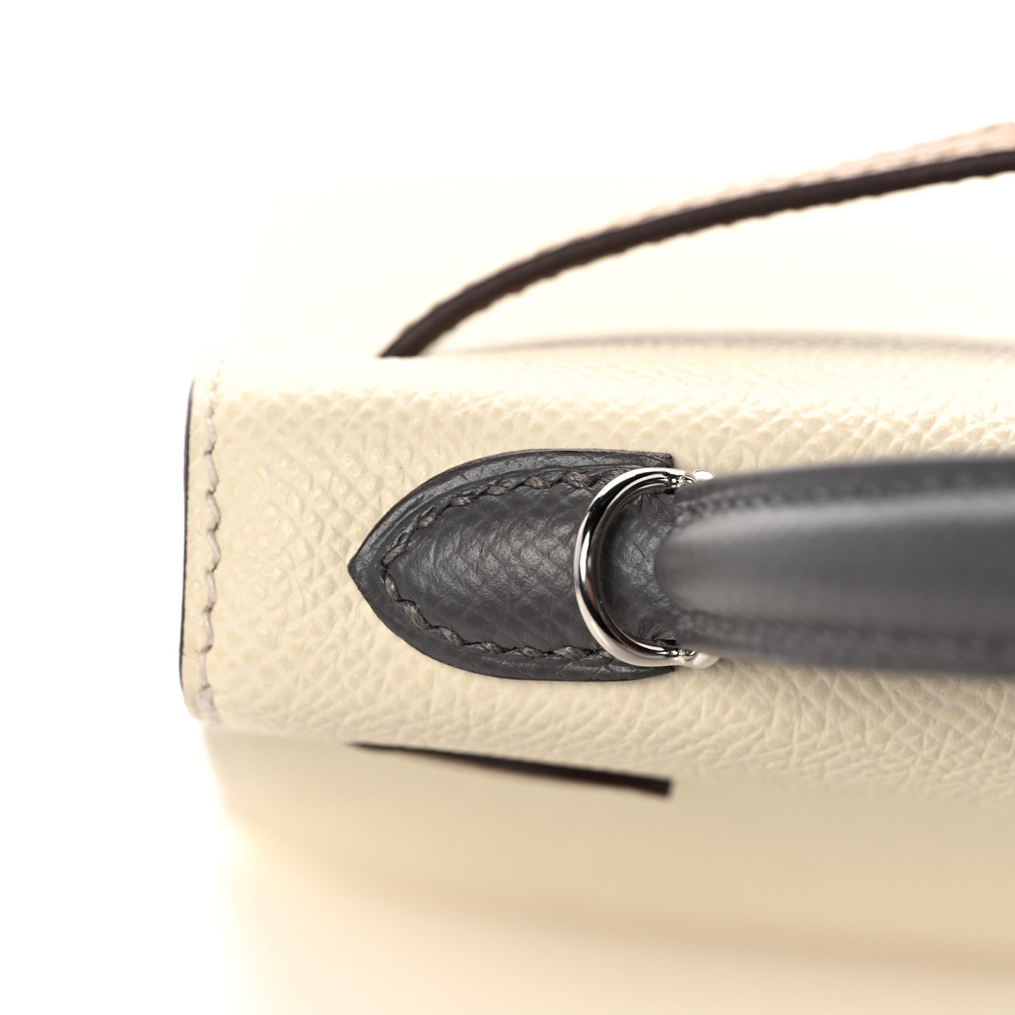 Epsom Mini Kelly Sellier 20 Nata Chai Gris Meyer