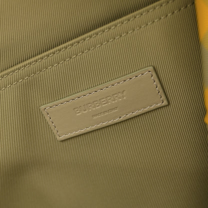 Burberry Nylon Nova Check Roll Backpack Hunter 5 of 9