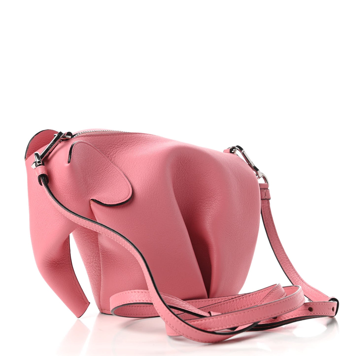 Calfskin Mini Elephant Crossbody Bag Candy