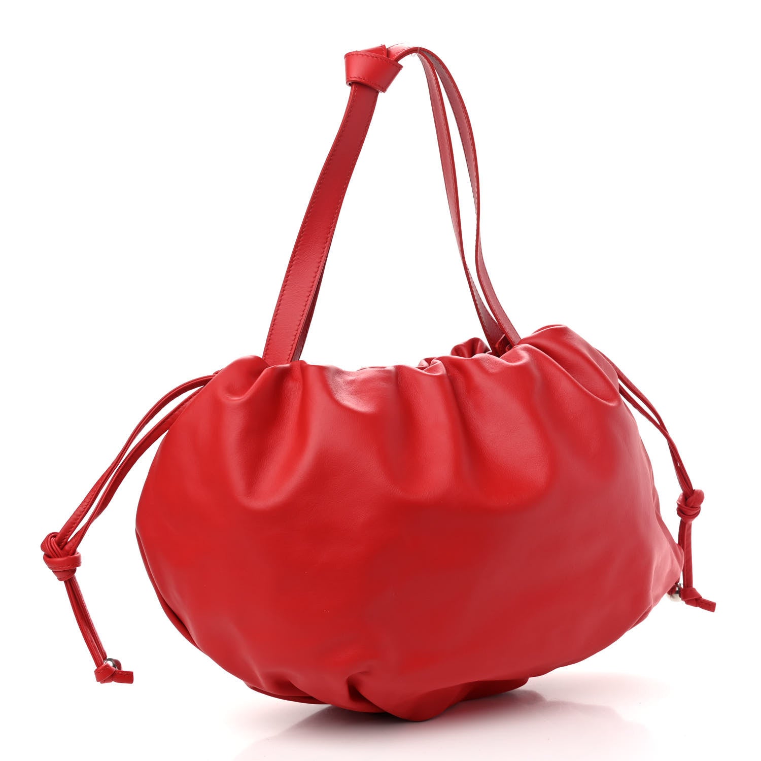 Bottega Veneta Nappa The Bulb Red 3 of 9