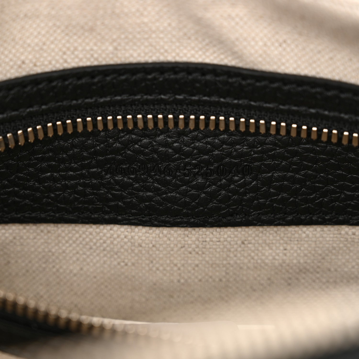 Gucci Piuma Calfskin Jumbo GG Embossed Medium Messenger Bag Black 7 of 10