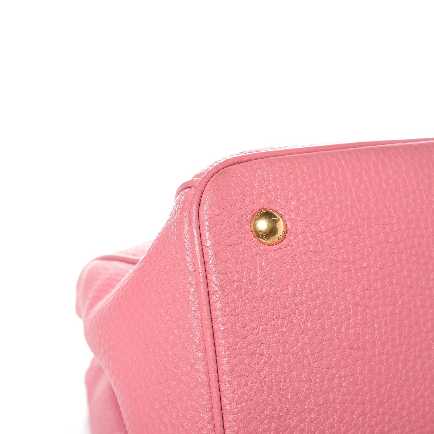 Prada Vitello Daino Tote Begonia 10 of 11
