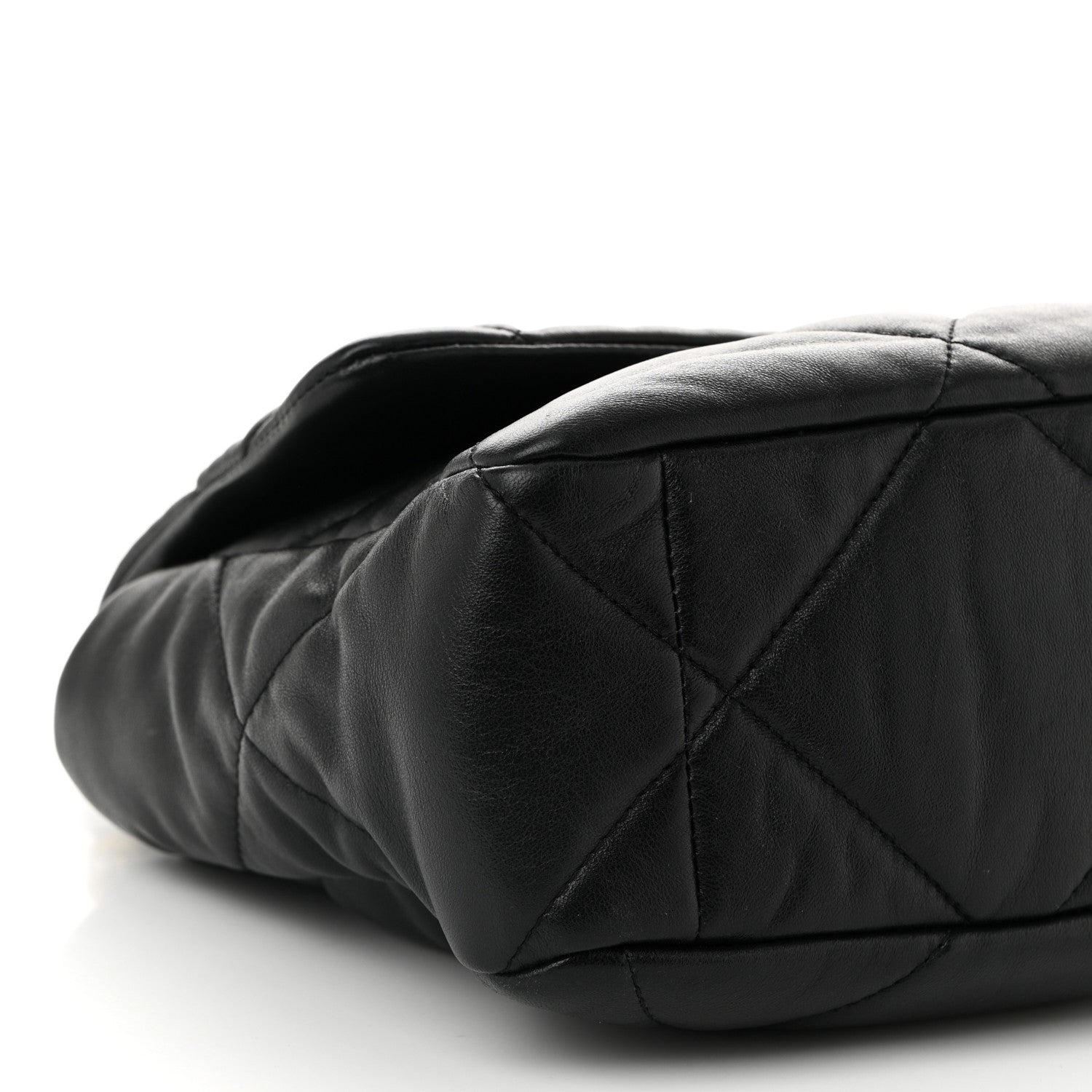 Chanel Lambskin Quilted Large Chanel 19 Flap Black 9 of 10