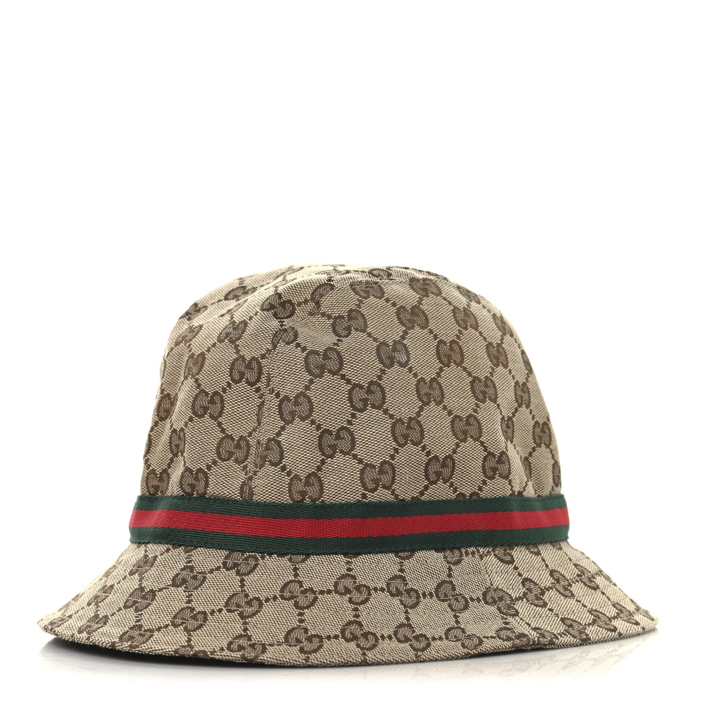 Monogram Web Bucket Hat L Brown