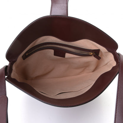 Gucci GG Monogram Calfskin Medium Arli Shoulder Bag Sahara Rubino Chardonnay 4 of 10