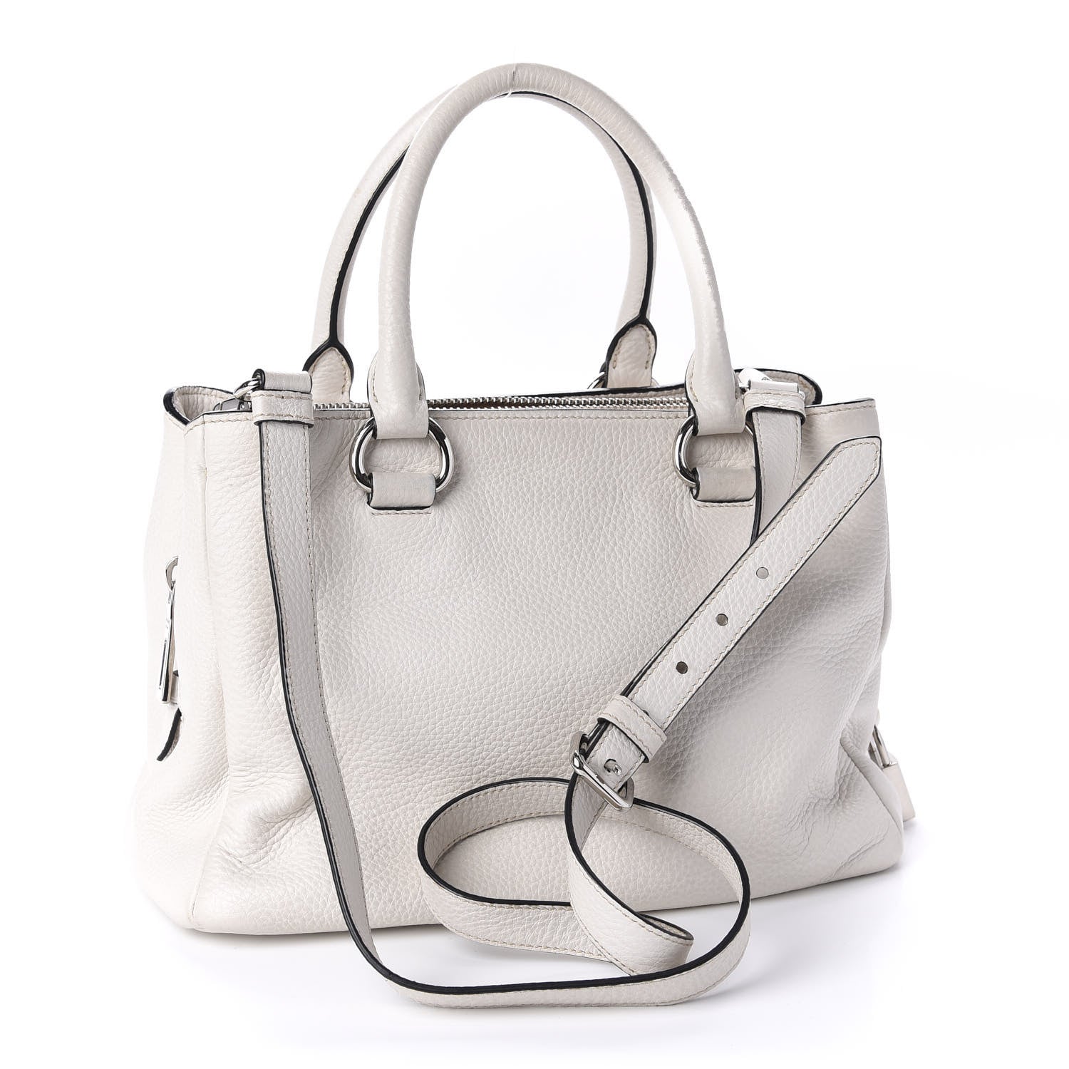 Prada Vitello Daino Tote Talco 3 of 11