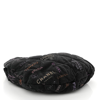 Chanel Denim Quilted Denim Mood Hobo Black Multicolor 4 of 10