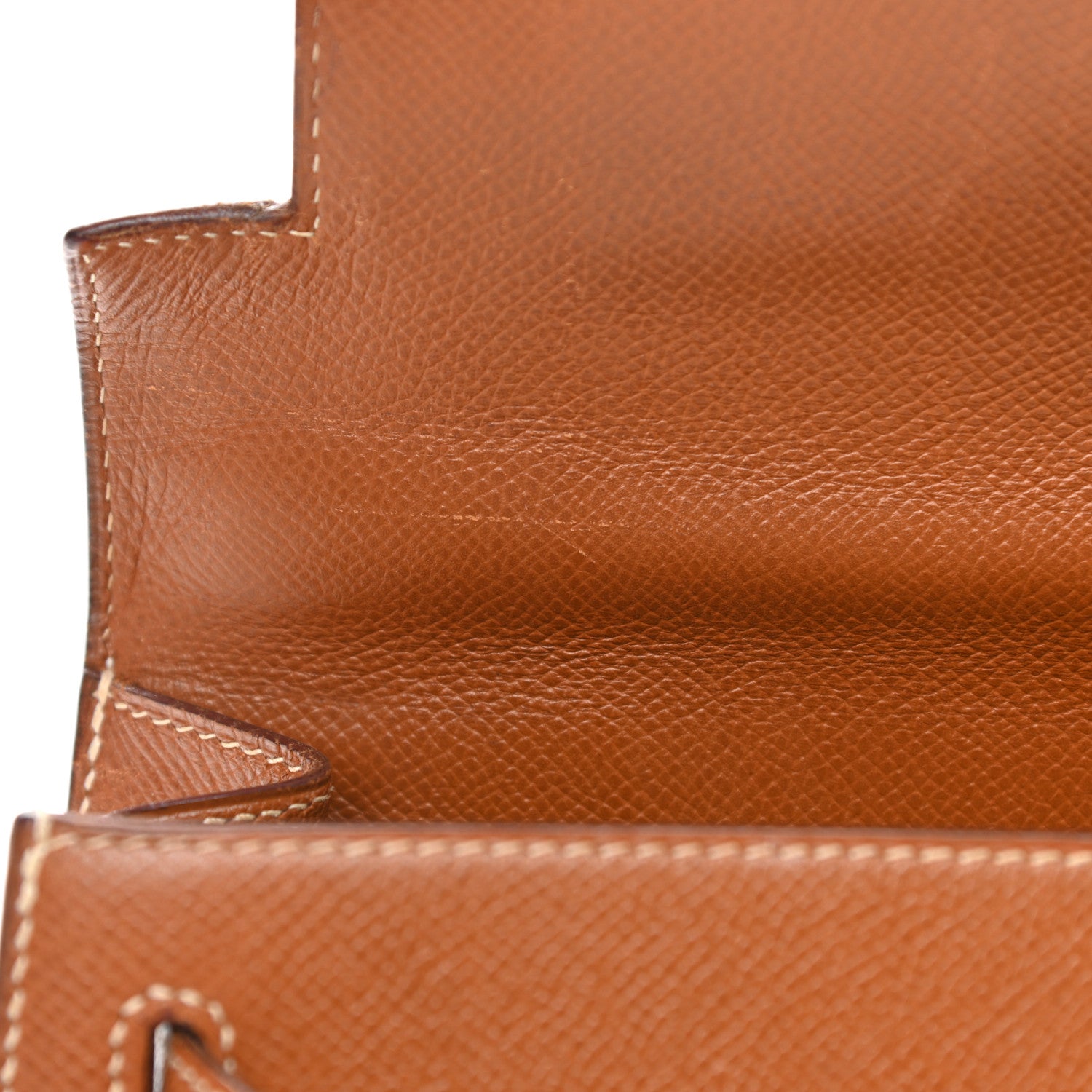 Hermes Courchevel Kelly Sellier 28 Gold 12 of 18