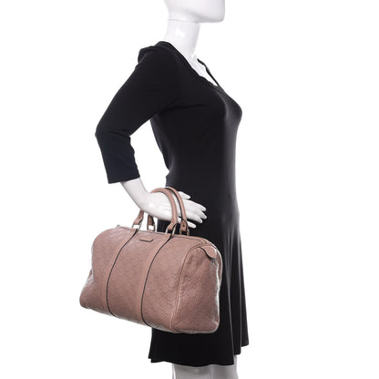 Gucci Guccissima Medium Joy Boston Winter Rose 2 of 13