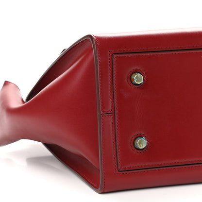 Celine Smooth Calfskin Small Tie Knot Tote Red 6 of 13