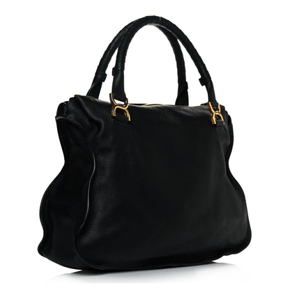 Chloe Calfskin Large Marcie Satchel Black 3 of 12