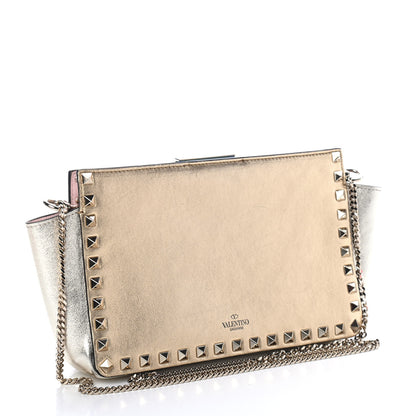 Valentino Garavani Metallic Calfskin Rockstud Mini Chain Shoulder Bag Multicolor 2 of 4