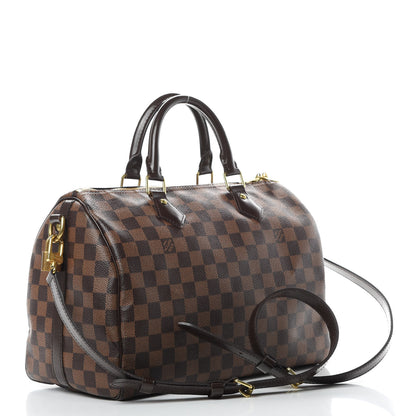 Louis Vuitton Damier Ebene Speedy Bandouliere 30 3 of 19