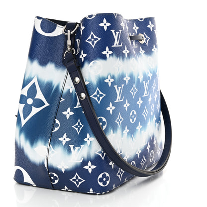 Louis Vuitton Monogram Escale Neonoe MM Blue 3 of 11