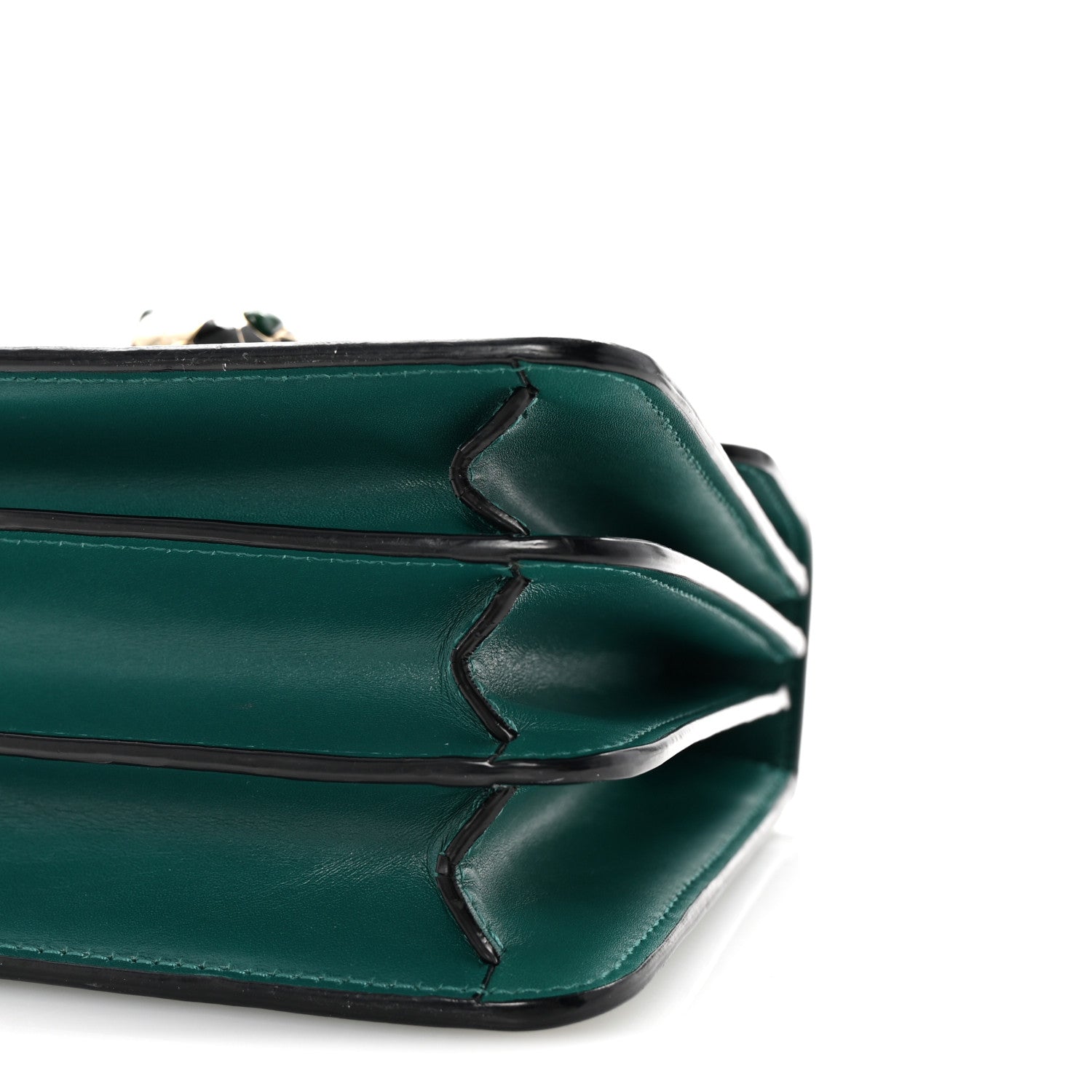 Bulgari Calfskin Serpenti Forever Top Handle Emerald Green 9 of 9