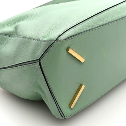 Loewe Calfskin Medium Puzzle Bag Sea Water Green 8 of 9