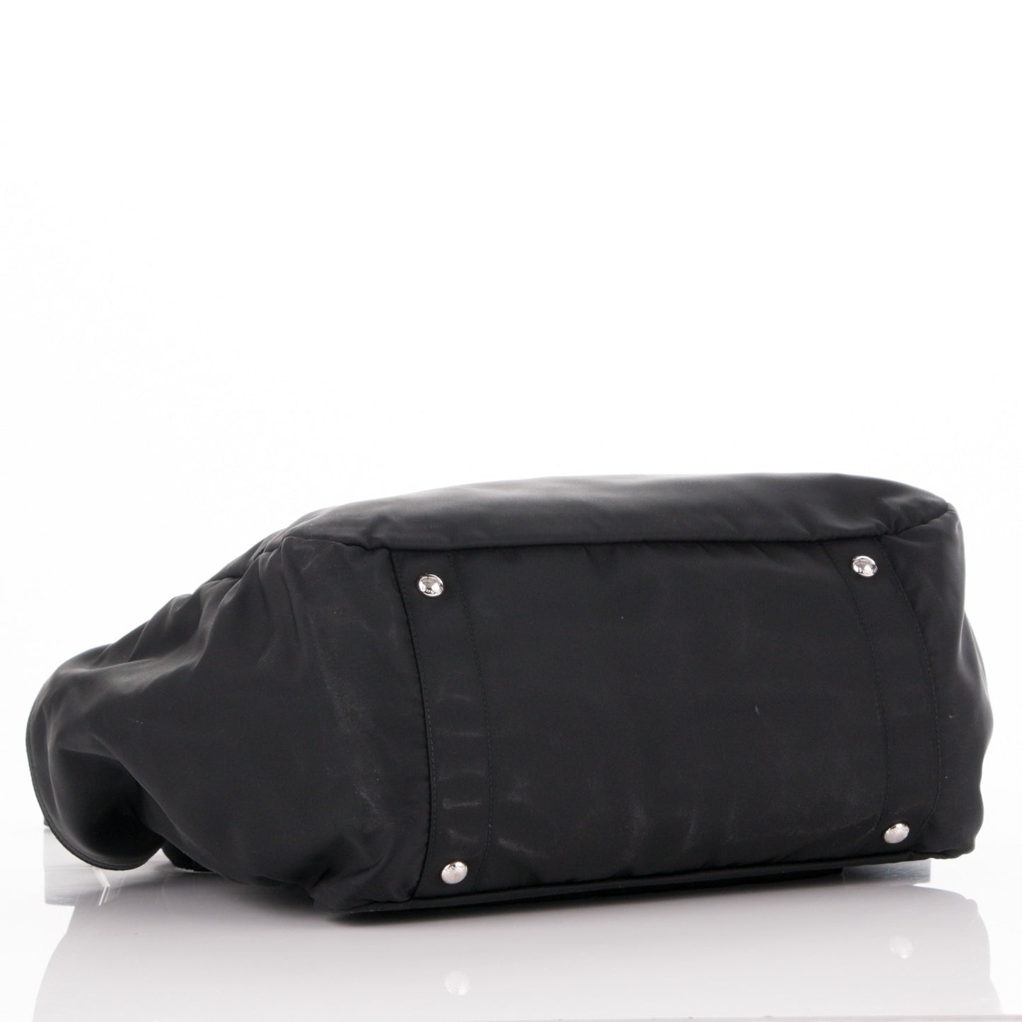 Tessuto Nylon Vela Diaper Bag Black