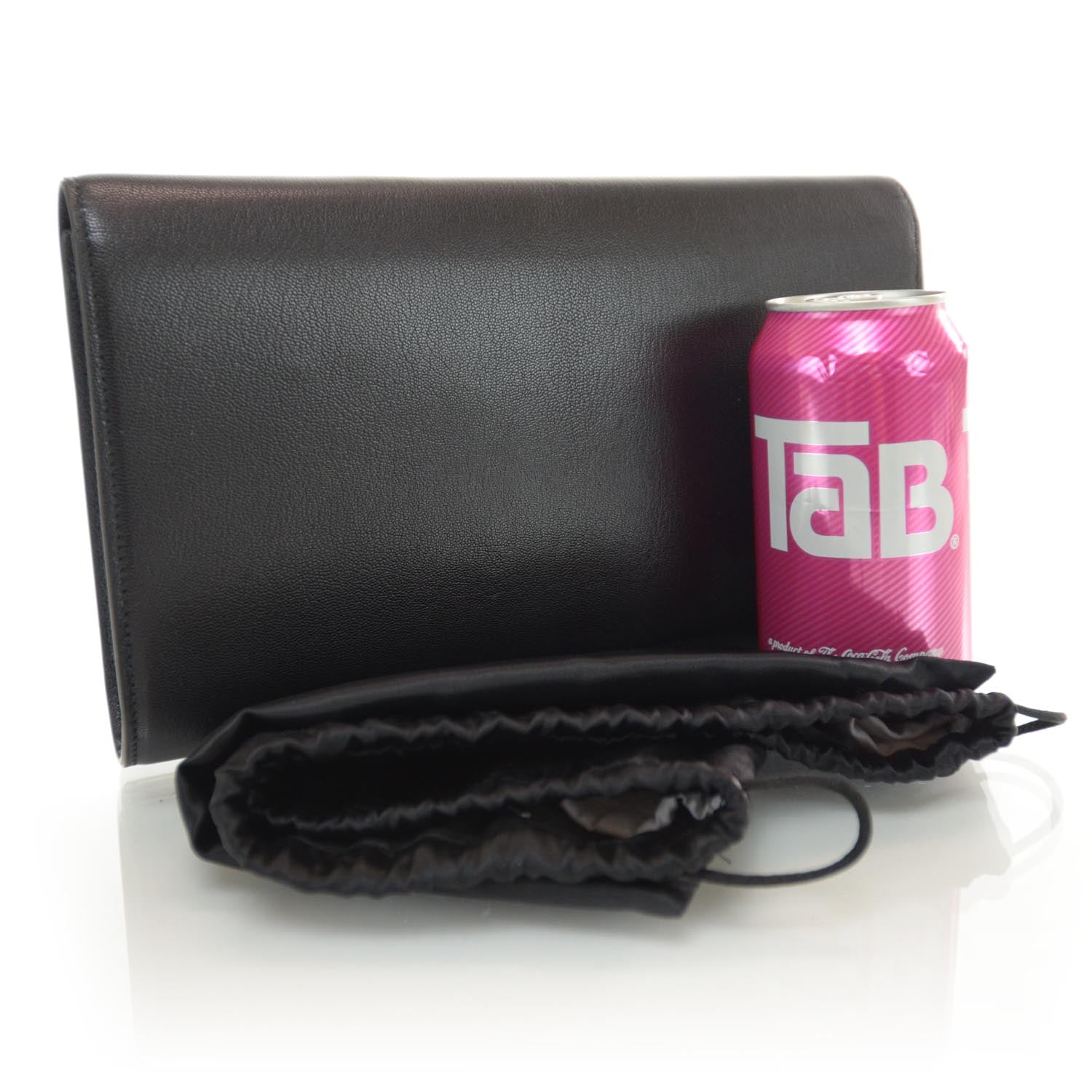 Saint Laurent Y-Mail Clutch Black 2 of 7