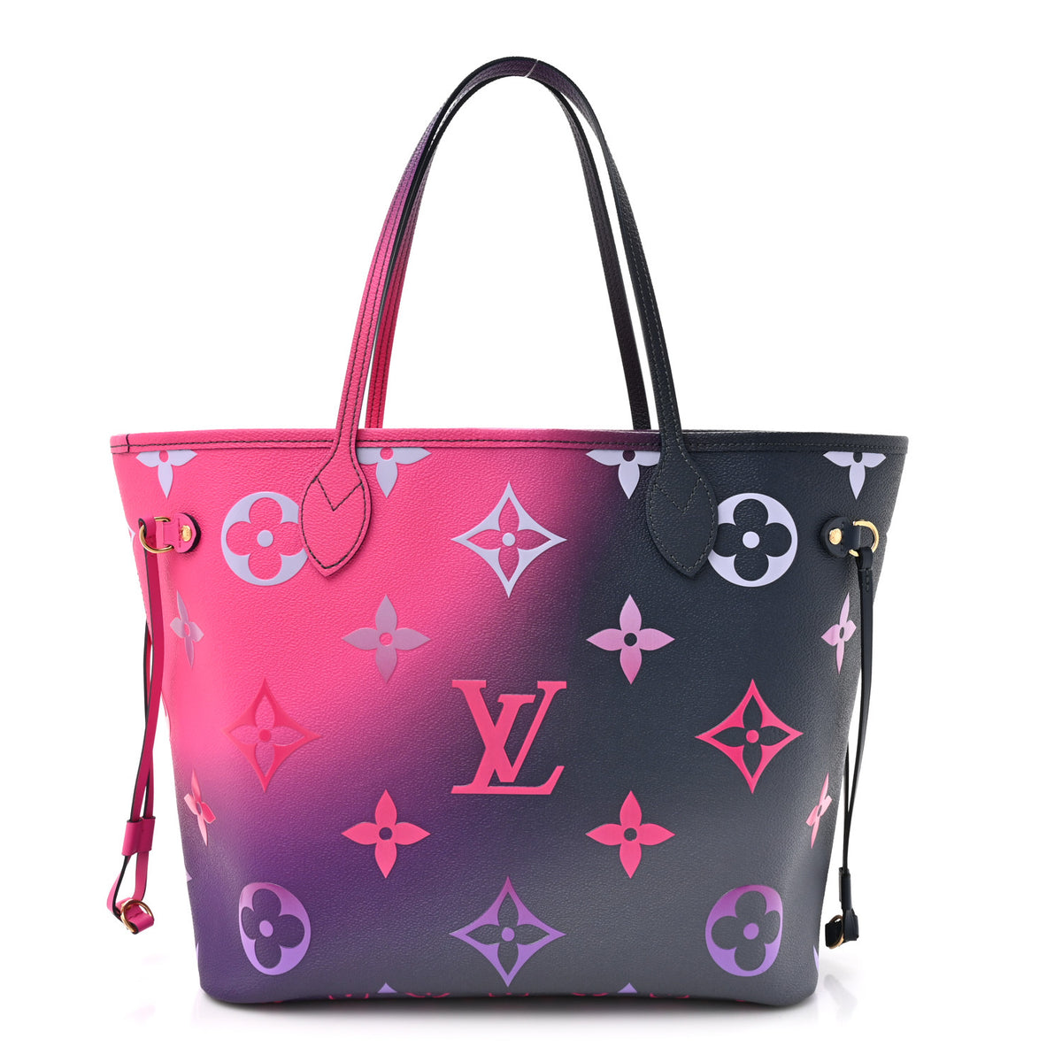 Louis Vuitton Monogram Giant Spring In The City Neverfull MM Midnight Fuchsia 1 of 10