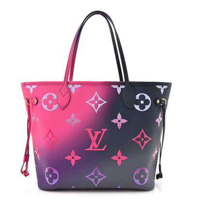 Louis Vuitton Monogram Giant Spring In The City Neverfull MM Midnight Fuchsia 1 of 10
