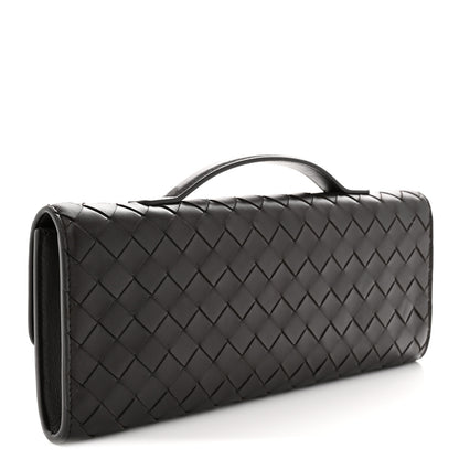 Bottega Veneta Nappa Intrecciato Long Andiamo Top Handle Clutch Fondant 3 of 10