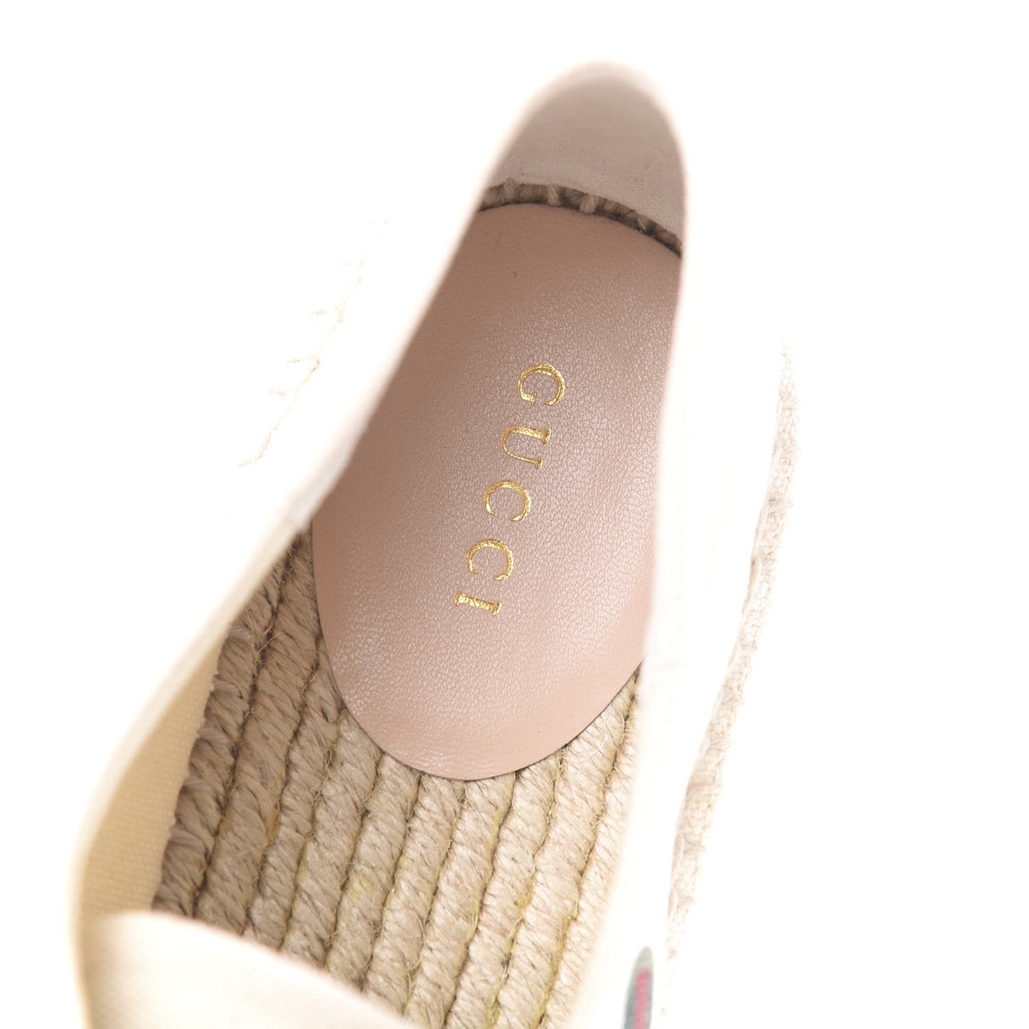 Canvas Logo Lace-Up Platform Espadrilles 39 Greggio Grege