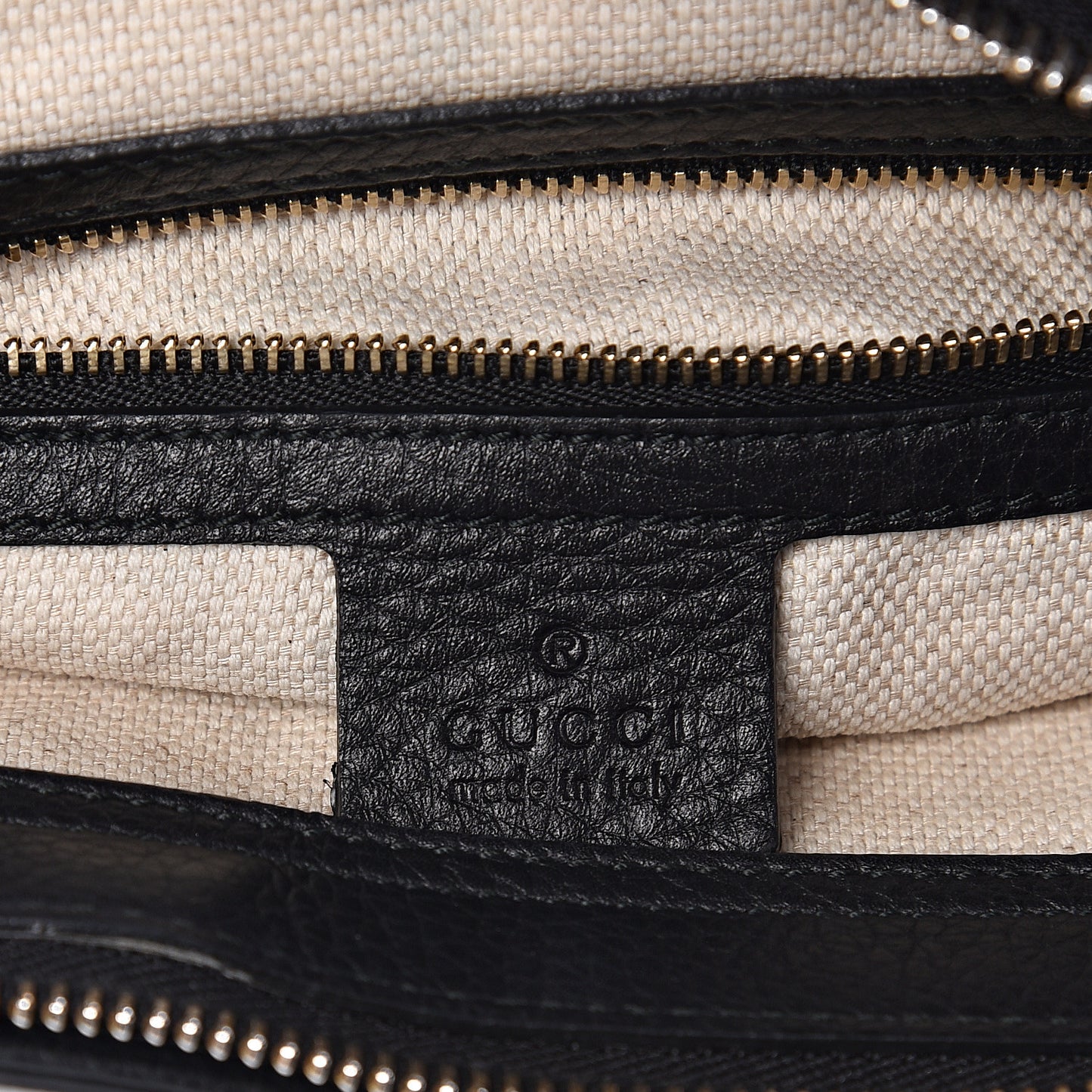 Pebbled Calfskin Small Soho Top Handle Bag Black