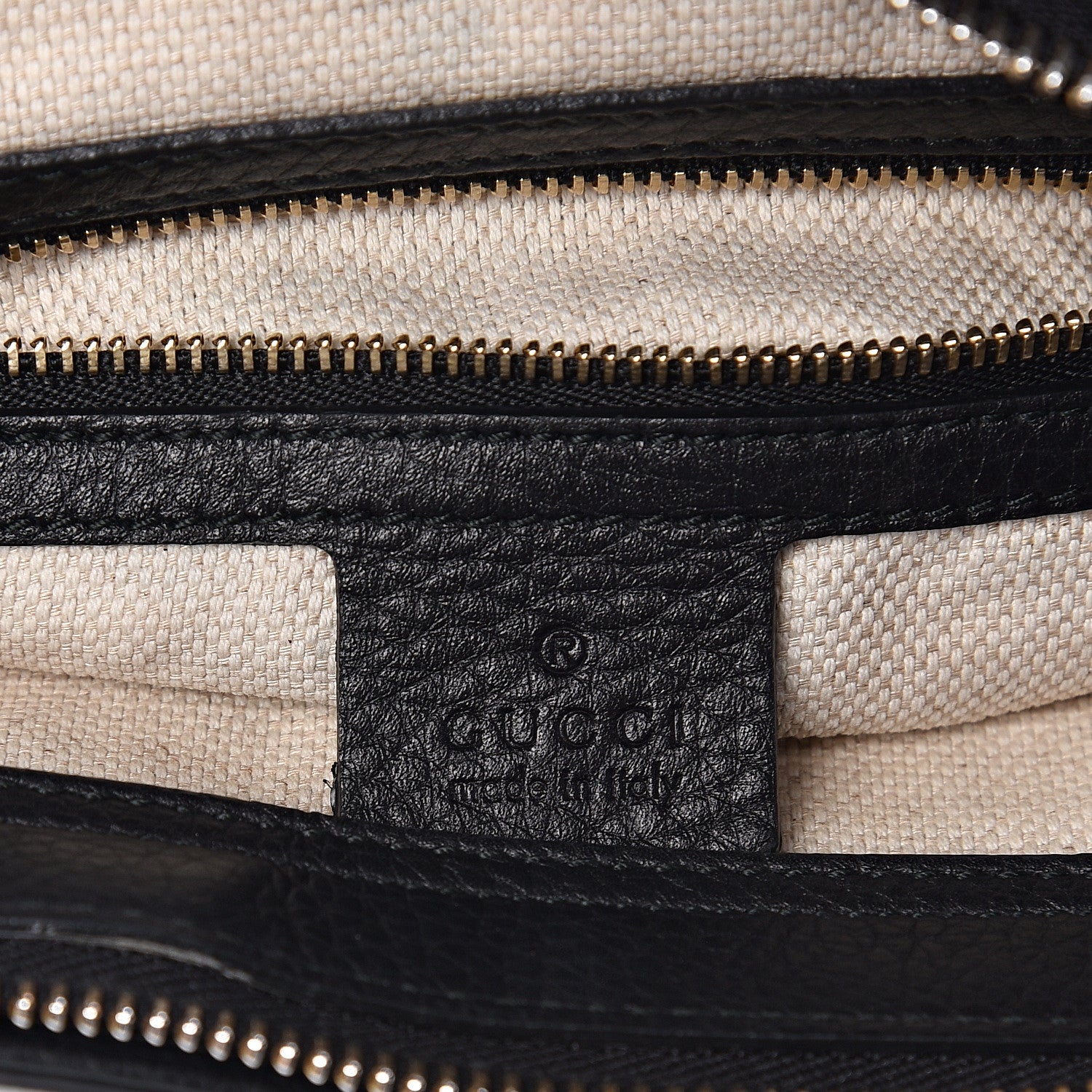 Gucci Pebbled Calfskin Small Soho Top Handle Bag Black 5 of 14