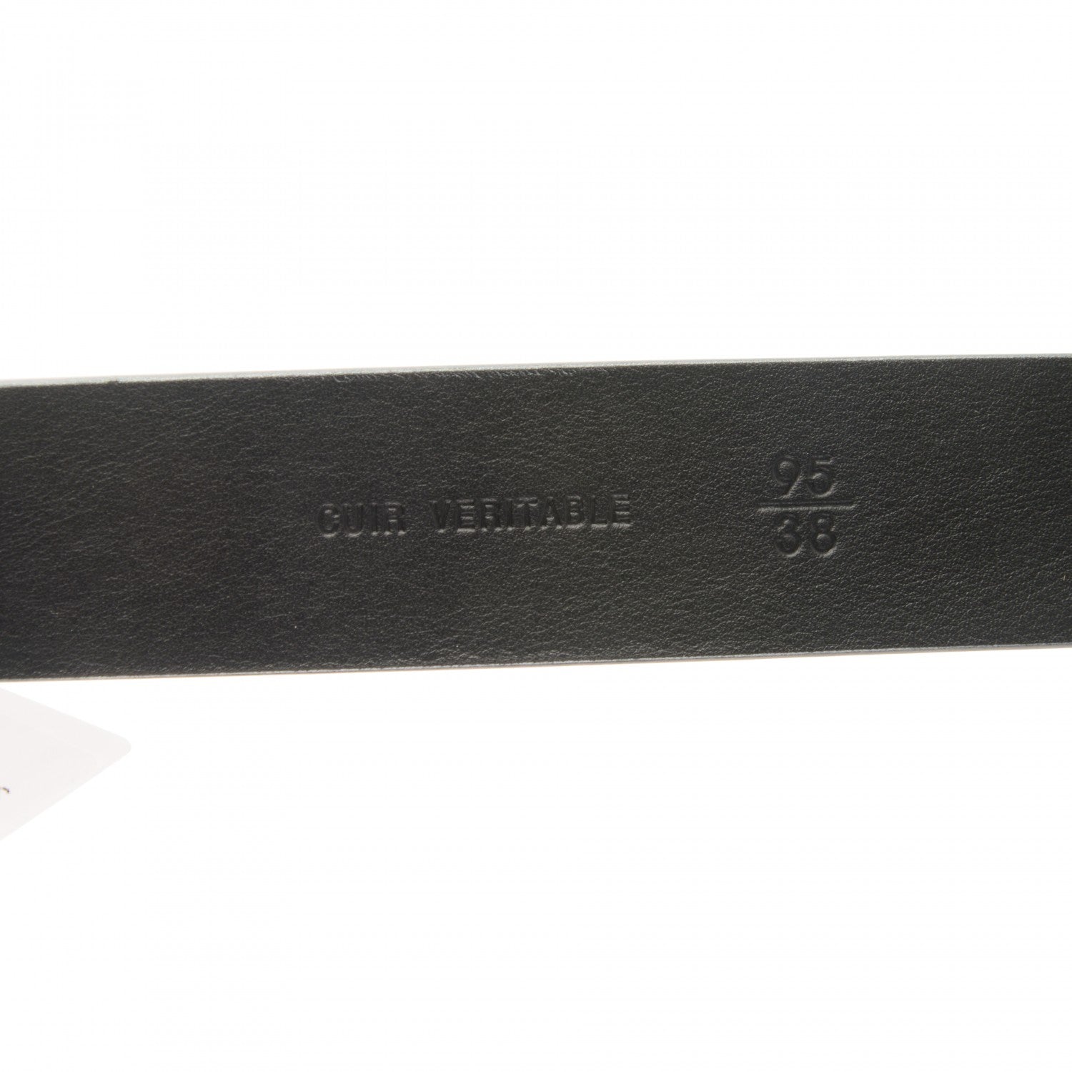 Chanel Calfskin CC Mirror Belt 95 38 Silver 7 of 7