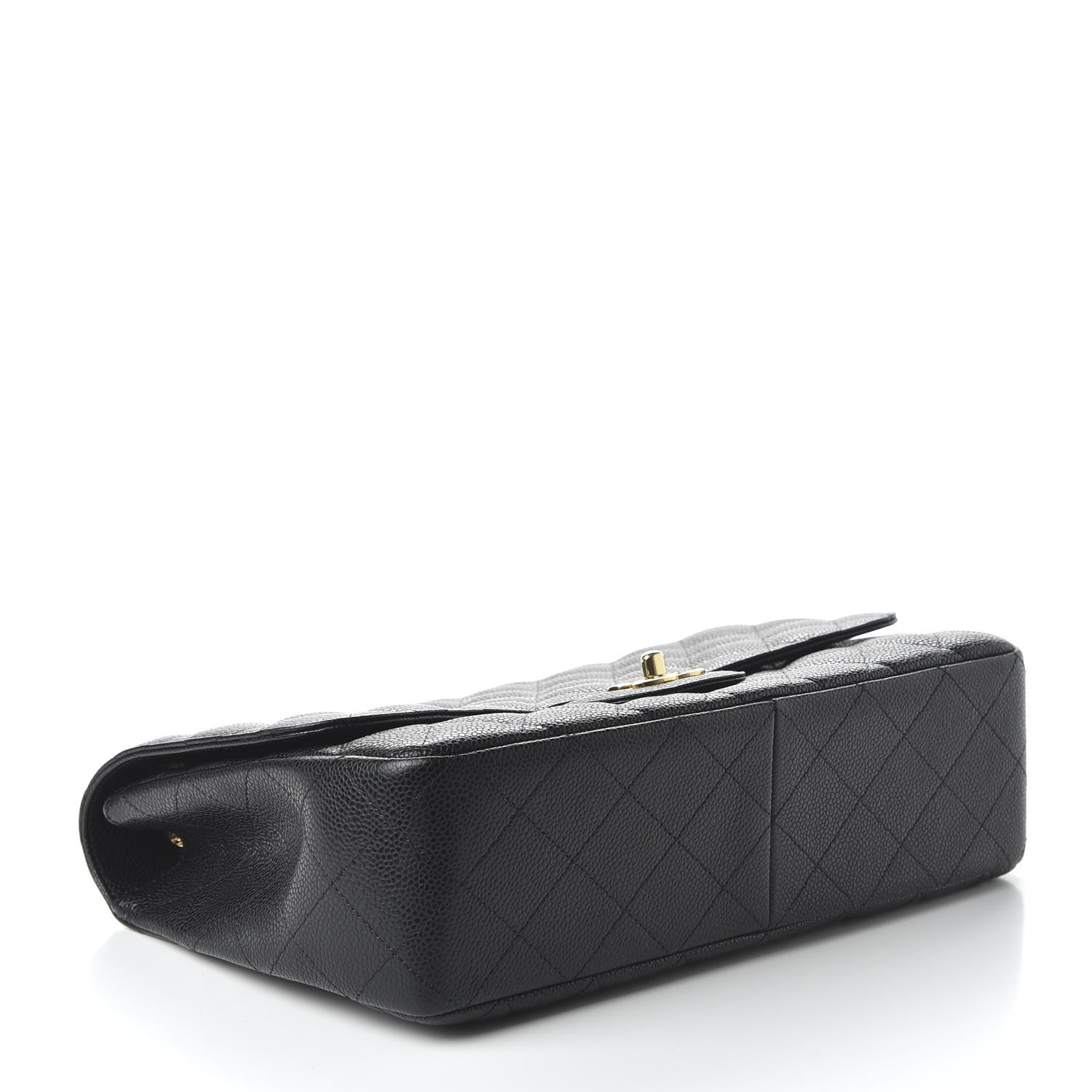 Chanel Caviar Quilted Jumbo Single Flap Black 4 of 11