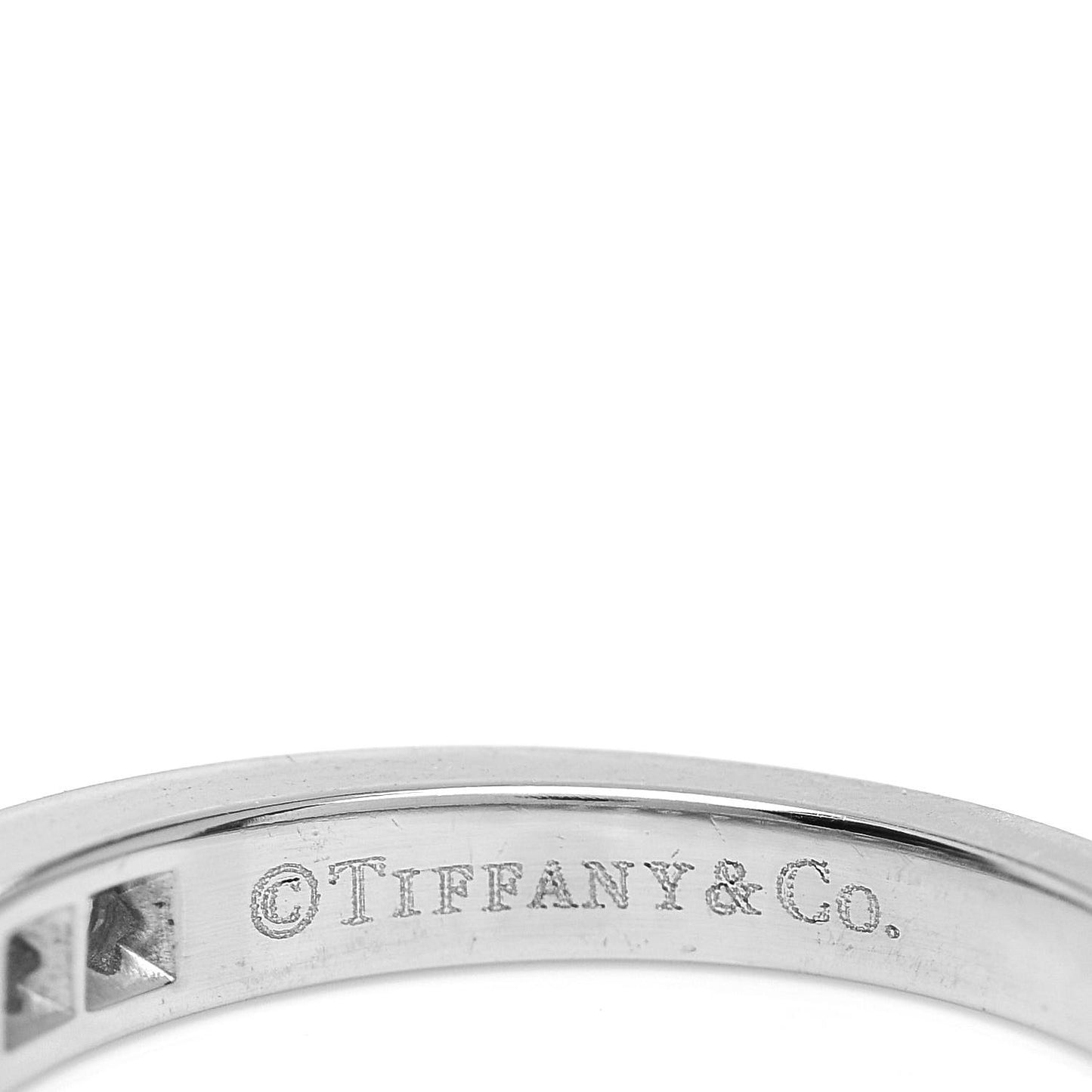 Platinum Diamond .22ctw Half Circle Wedding Band Ring 46 3.75