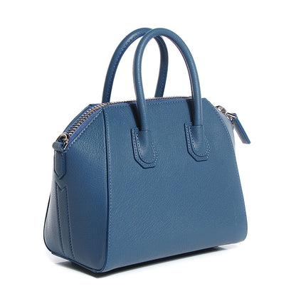 Givenchy Grained Goatskin Mini Antigona Mineral Blue 3 of 7