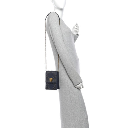 Christian Dior Denim Studded Vertical Diorama Blue 2 of 13