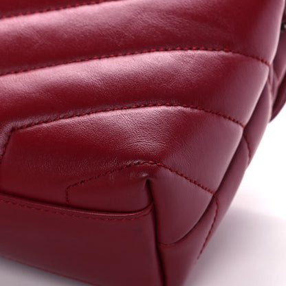 Saint Laurent Calfskin Y Quilted Monogram Toy Loulou Crossbody Bag New Lipstick 12 of 14