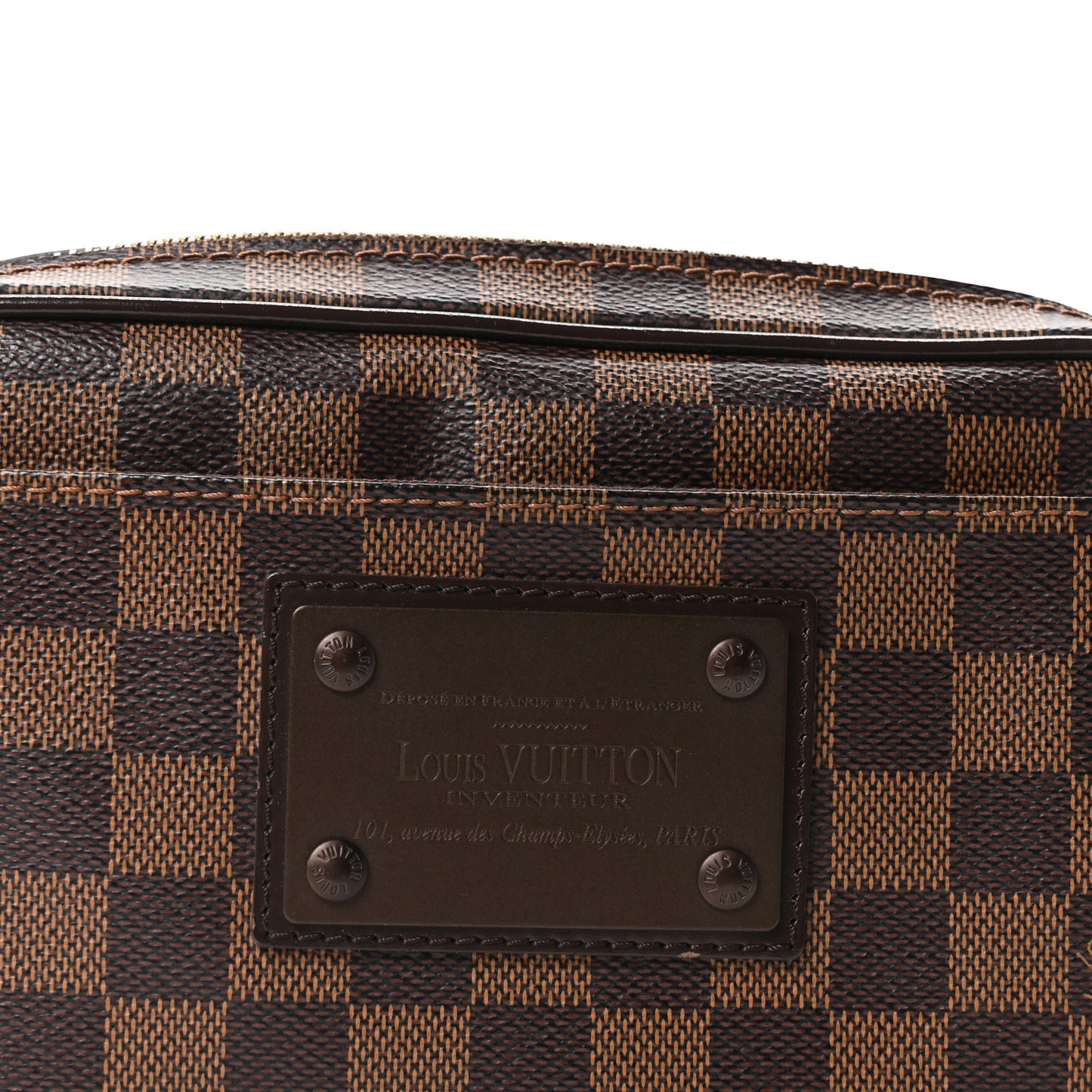 Damier Ebene Brooklyn Bum Bag