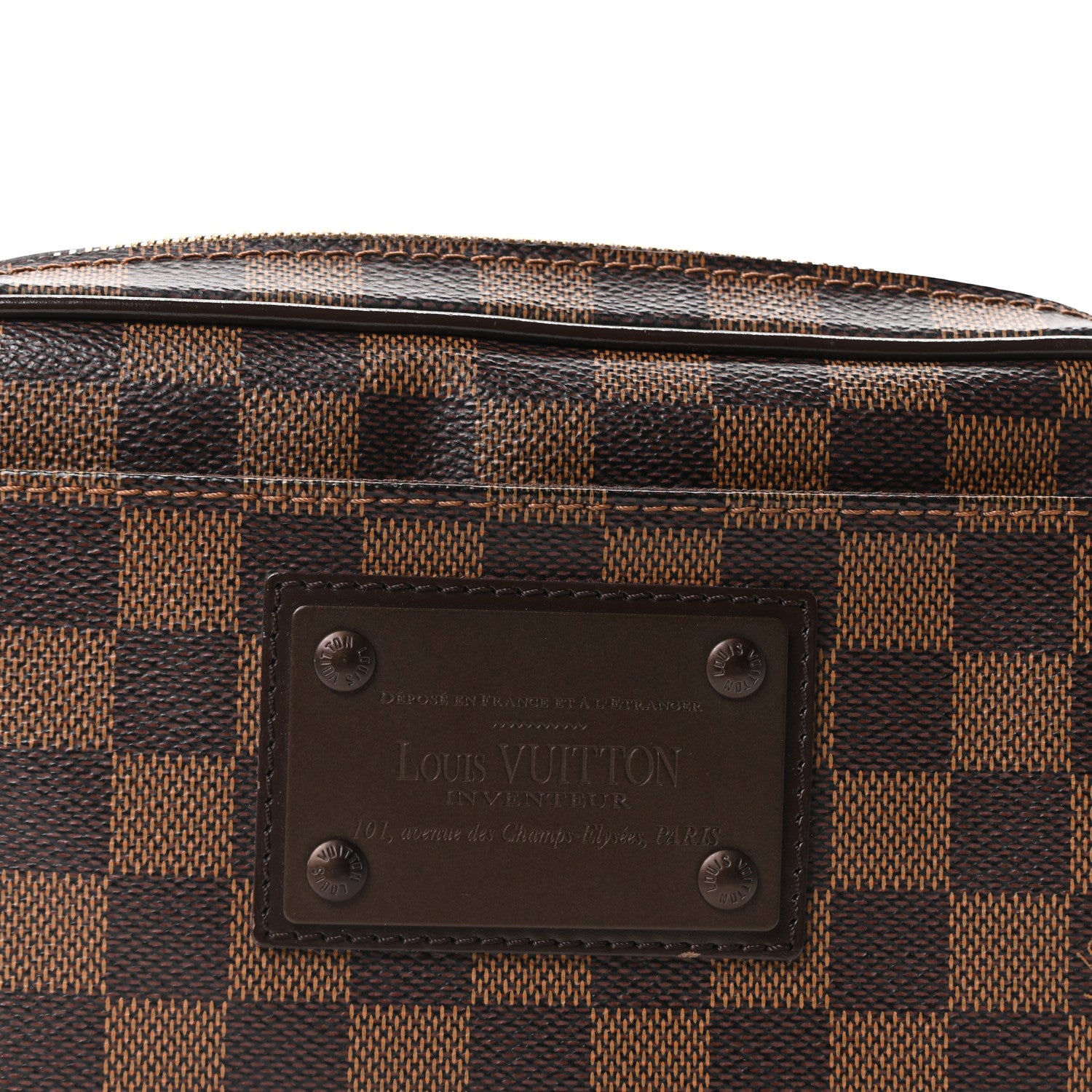 Louis Vuitton Damier Ebene Brooklyn Bum Bag 6 of 8